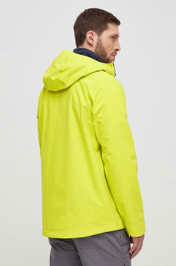Oblečenie Turistická bunda Jack Wolfskin HIGHEST PEAK 3L JKT 1115134 žltá