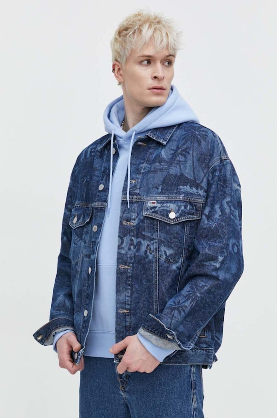 Tommy Jeans farmerdzseki sötétkék DM0DM18971