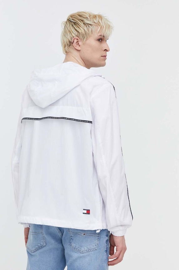 Ruházat Tommy Jeans rövid kabát DM0DM18697 fehér