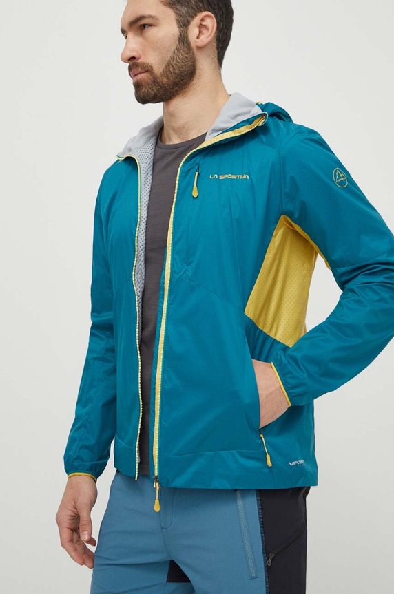 LA Sportiva giacca antivento Across Lite non isolato verde P91733735