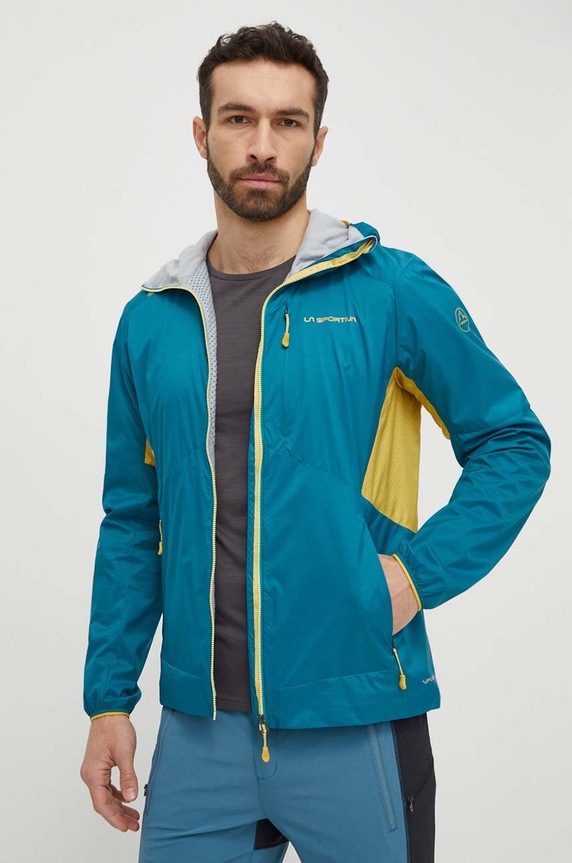 LA Sportiva giacca antivento Across Lite verde P91733735