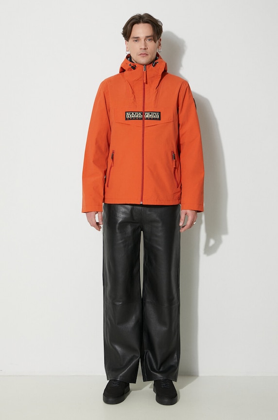 Napapijri jacket Rainforest Open S NP0A4H2OA621 orange SS24