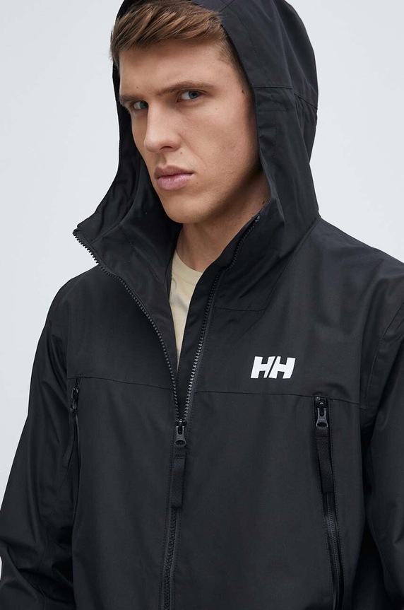 Turistická bunda Helly Hansen Active Ocean Bound čierna 53534