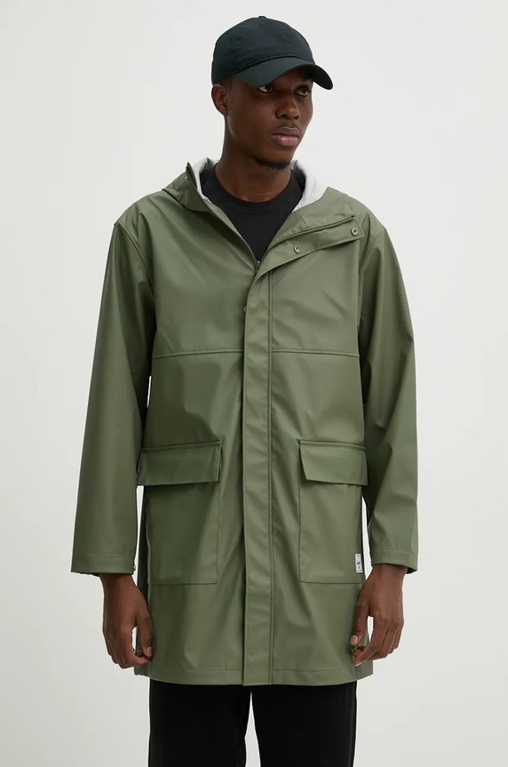 Bunda Herschel oversize zelená 50345.06226