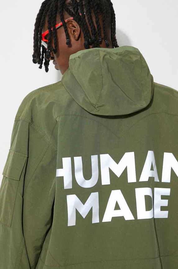 Human Made giacca Mountain Parka verde HM27JK004