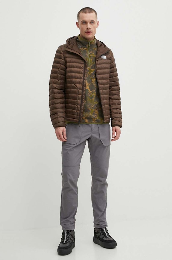 Športová bunda The North Face Huila NF0A85A3HCF1 hnedá SS24