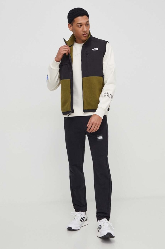 The North Face bezrękawnik DENALI NF0A7UR4PIB1 zielony SS24