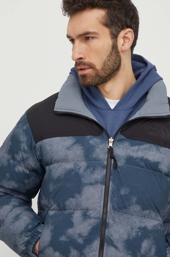 The North Face geaca de puf cu doua fete NUPTSE JACKET cu captuseala albastru NF0A875BSCO1