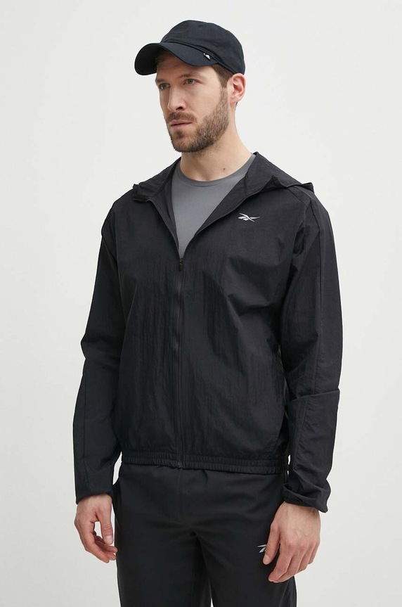 Vetrovka Reebok nezateplené čierna 100075618