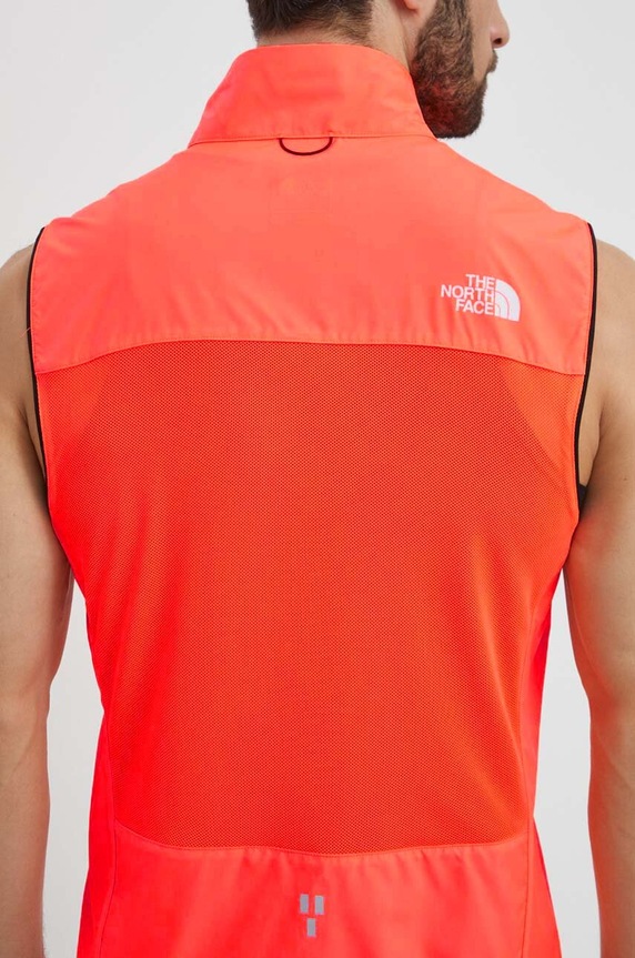 The North Face bezrękawnik sportowy Higher NF0A8726QI41 pomarańczowy