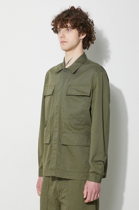 Universal Works jacket Mw Fatigue Jacket green 166.LIGHT.OLIVE