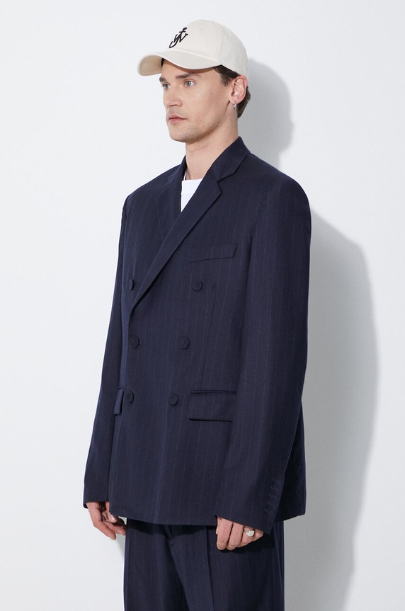 424 wool jacket Double Breast Jacket navy FF4SMJ10BP.TR351.560