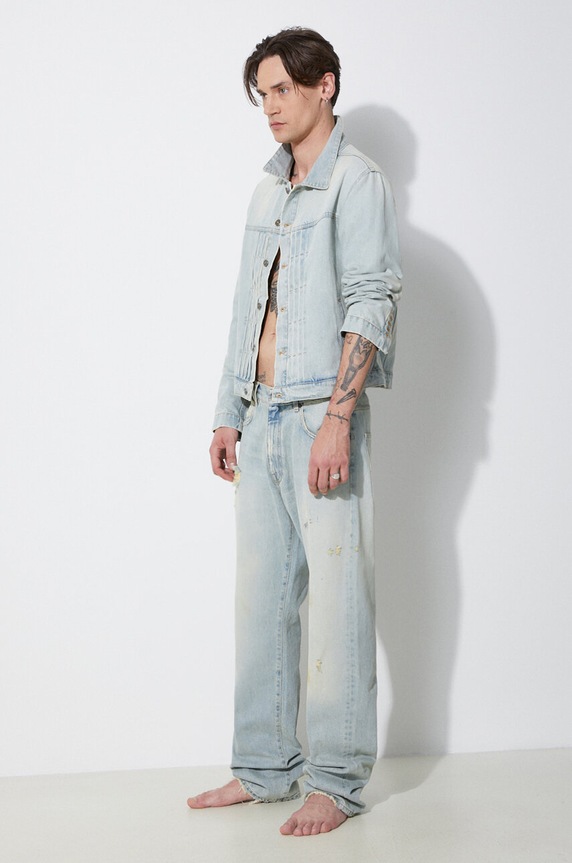 424 kurtka jeansowa Denim Truck Jacket FF4SMJ30AP.TE001.500 niebieski SS24