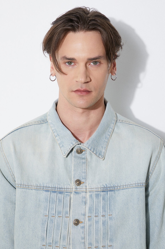 424 kurtka jeansowa Denim Truck Jacket FF4SMJ30AP.TE001.500 niebieski