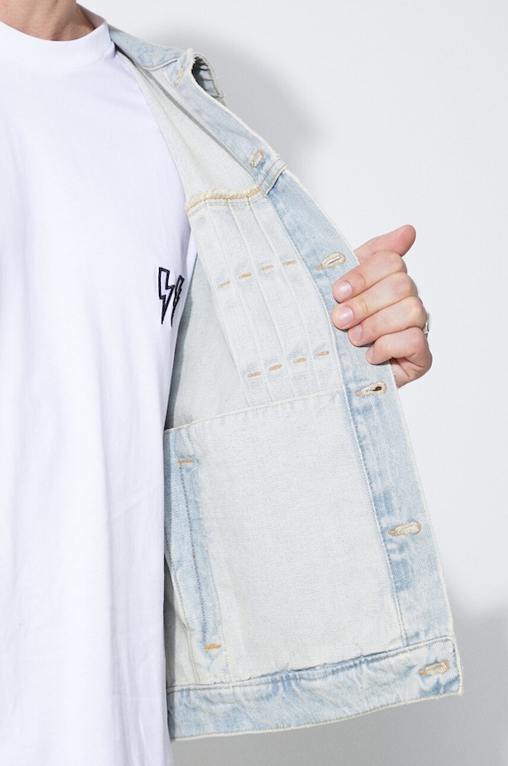 424 kurtka jeansowa Denim Truck Jacket FF4SMJ30AP.TE001.500