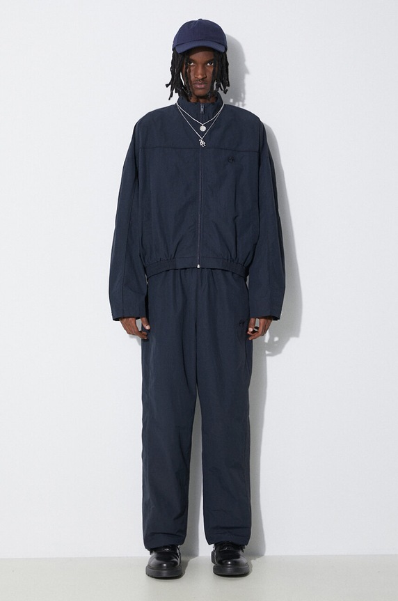Μπουφάν AMBUSH Nylon Track Jacket BMEA002S24FAB0014646 σκούρο μπλε SS24