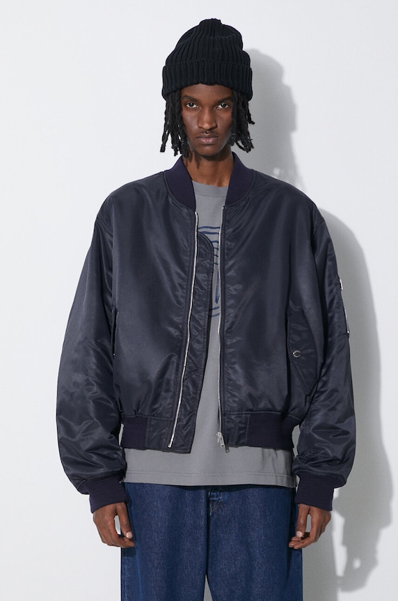 AMBUSH bomber jacket Nylon Bomber without navy BMEH012S24FAB0014646