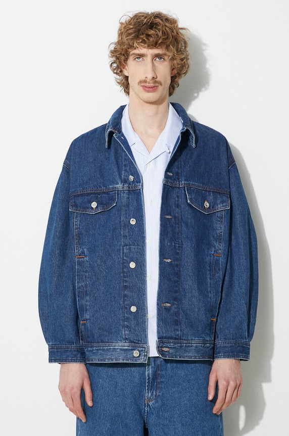 A.P.C. denim jacket blouson elvis without blue COGWD.H02913.IAL