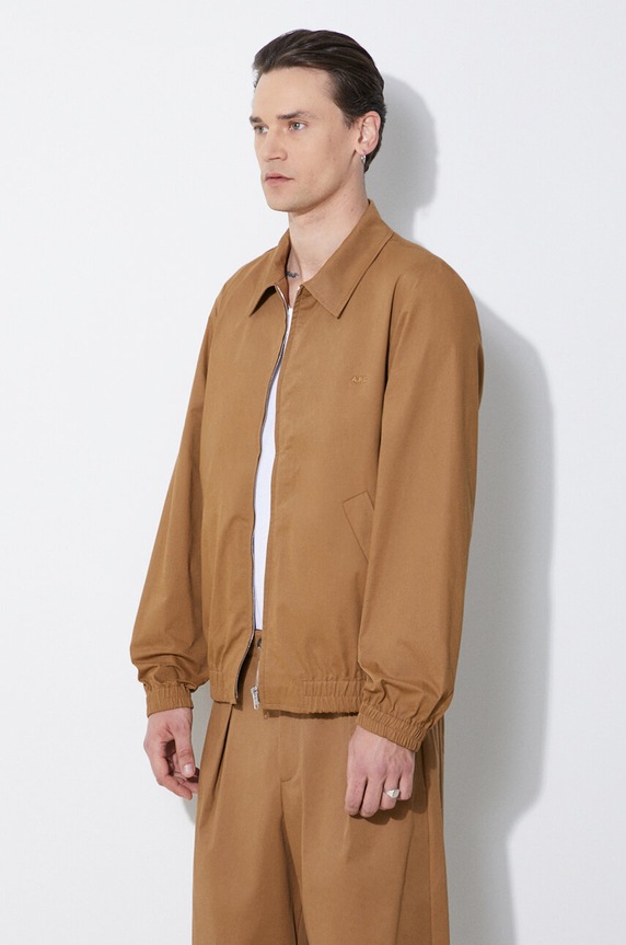A.P.C. jacket blouson gilbert brown COGXS.H02922.CAB
