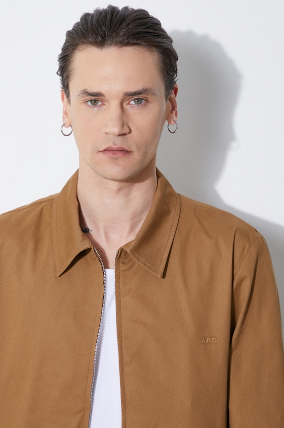 A.P.C. jacket blouson gilbert COGXS.H02922.CAB brown