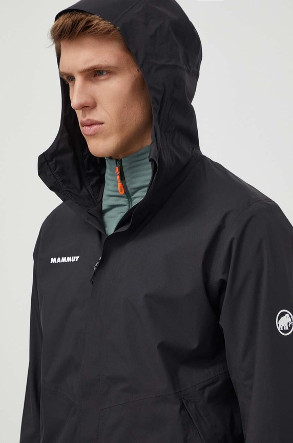 Mammut kurtka przeciwdeszczowa Alto pozostałe czarny 1010.30611