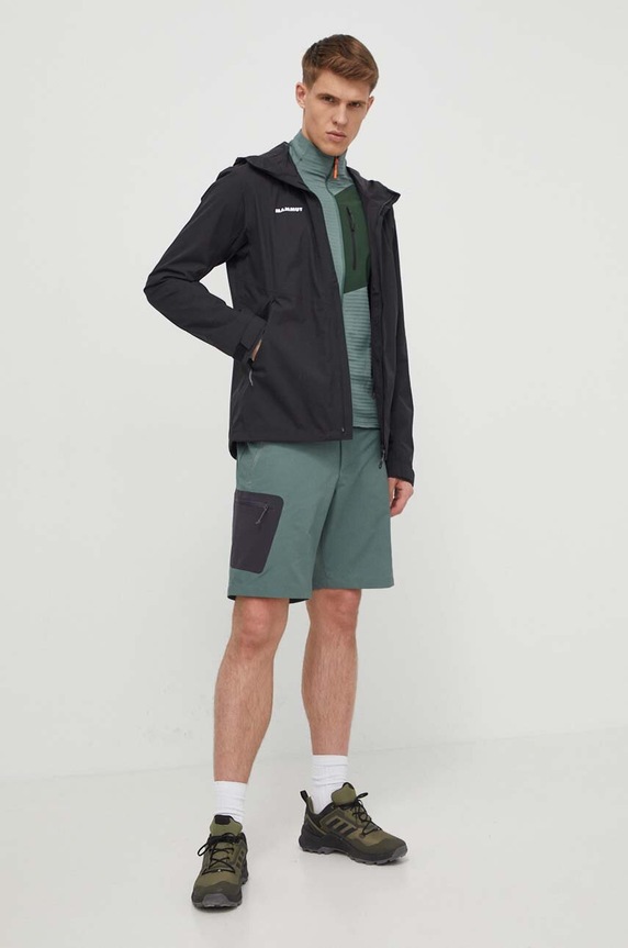 Mammut kurtka przeciwdeszczowa Alto 1010.30611 czarny SS24