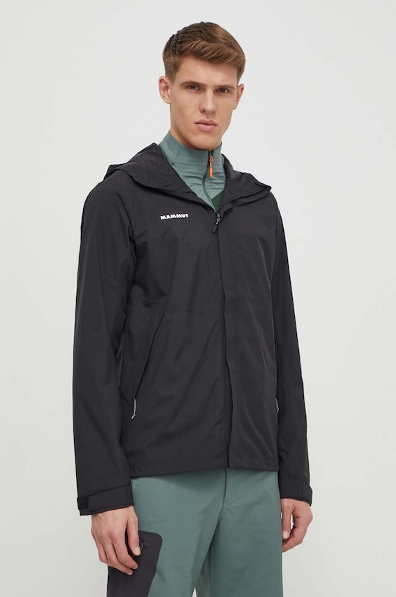 Mammut kurtka przeciwdeszczowa Alto czarny 1010.30611