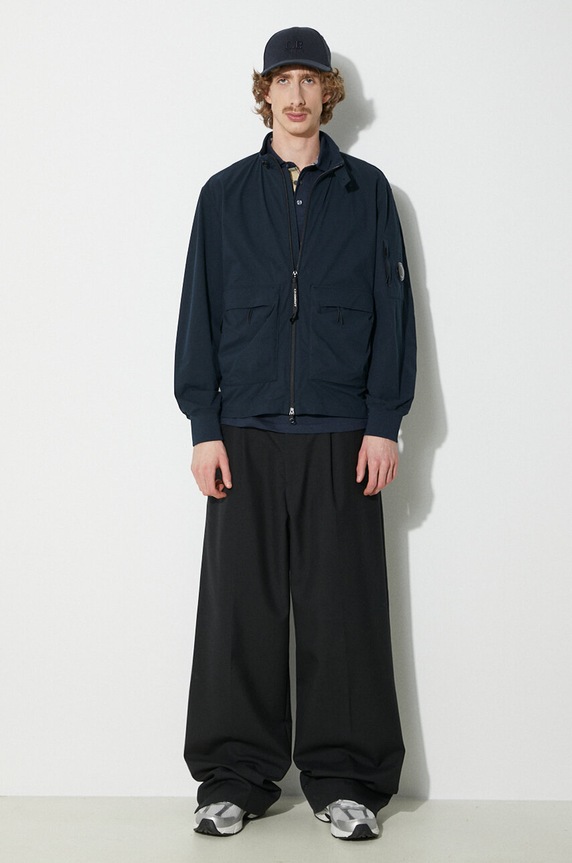 C.P. Company geaca Pro-Tek Bomber 16CMOW010A004117A bleumarin SS24