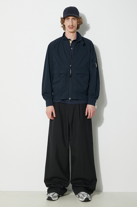 C.P. Company geaca Pro-Tek Bomber 16CMOW010A004117A bleumarin SS24