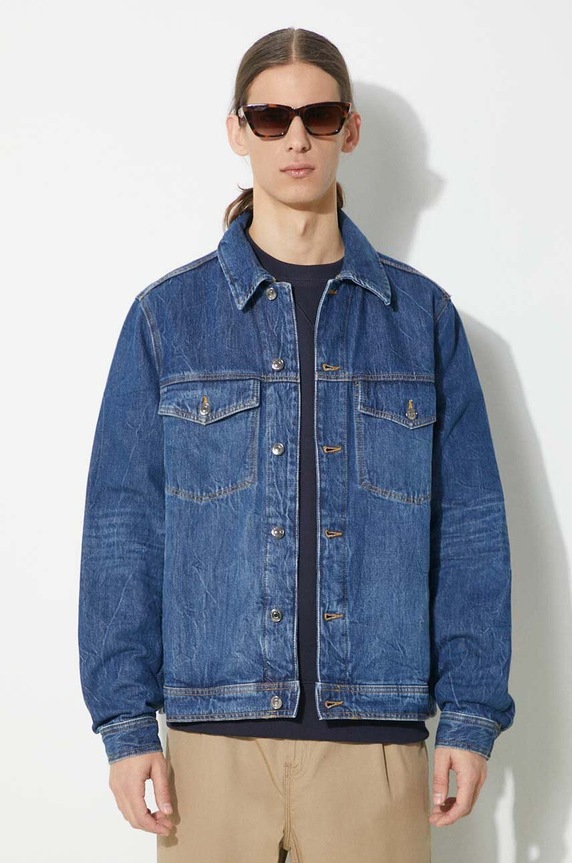 Wood Wood giacca di jeans Ivan Denim non isolato blu 12315106.7051