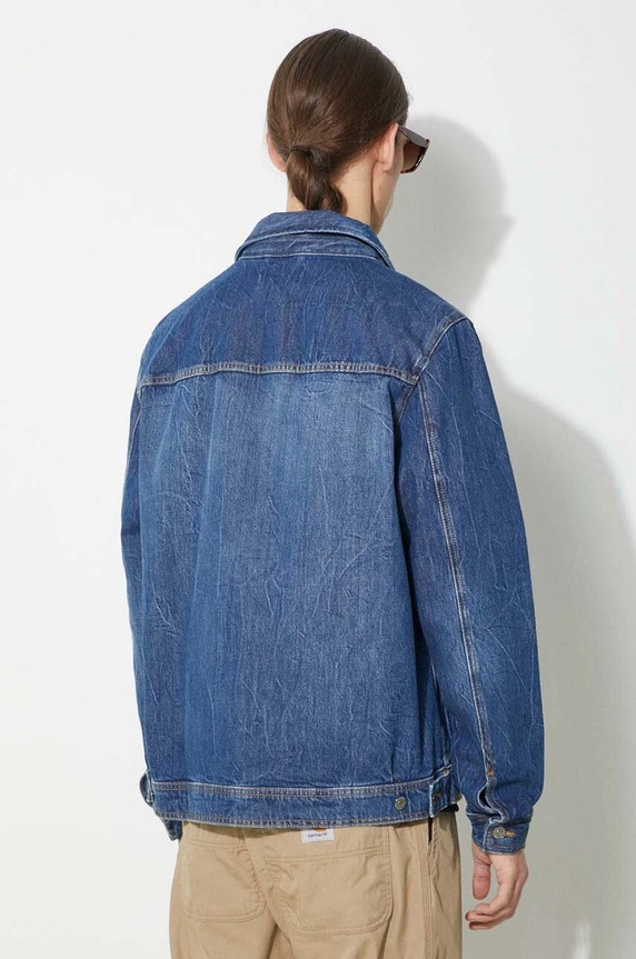 Abbigliamento Wood Wood giacca di jeans Ivan Denim 12315106.7051 blu