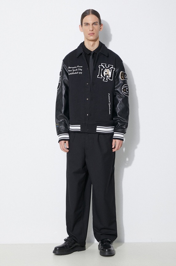Champion bomber jacket 219993 black SS24