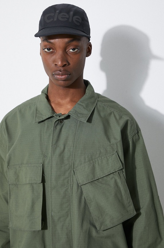 Engineered Garments kurtka bawełniana BDU OR174.CT010 zielony