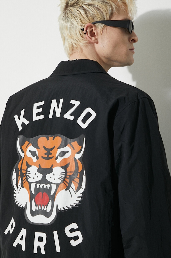 Jakna Kenzo Lucky Tiger Padded Coach FE55BL0629NG.99 crna