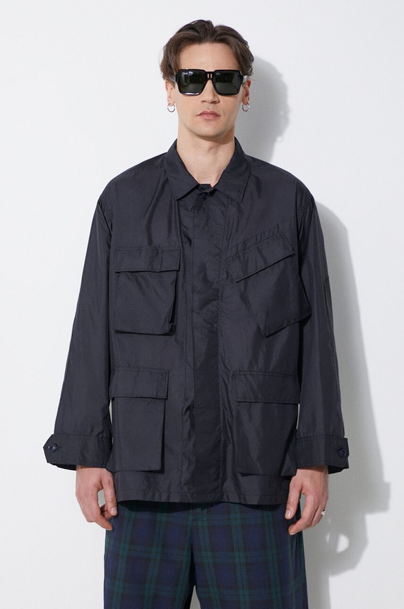 Engineered Garments kurtka BDU Jacket bez kaptura granatowy OR177.KD002