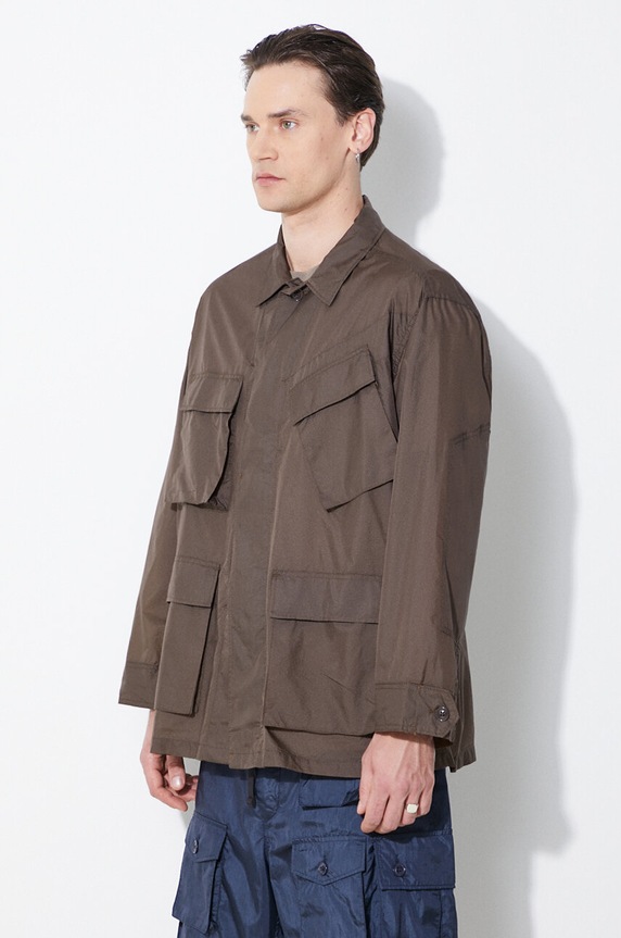 Μπουφάν Engineered Garments BDU Jacket πράσινο OR177.KD018