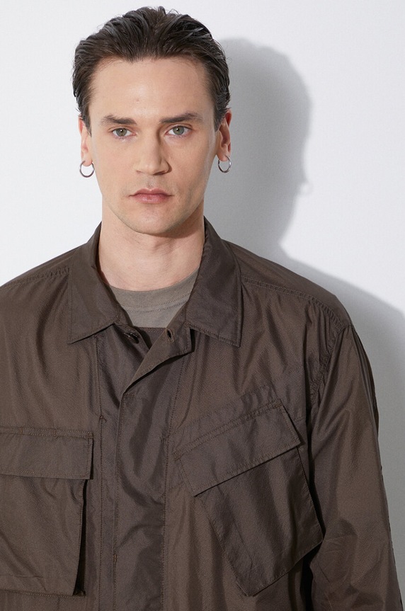 Μπουφάν Engineered Garments BDU Jacket OR177.KD018 πράσινο