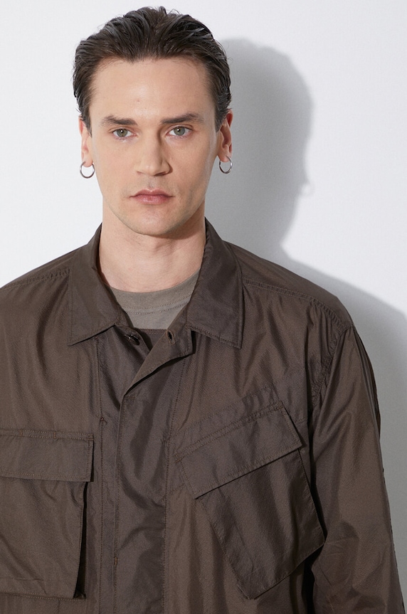 Μπουφάν Engineered Garments BDU Jacket OR177.KD018 πράσινο