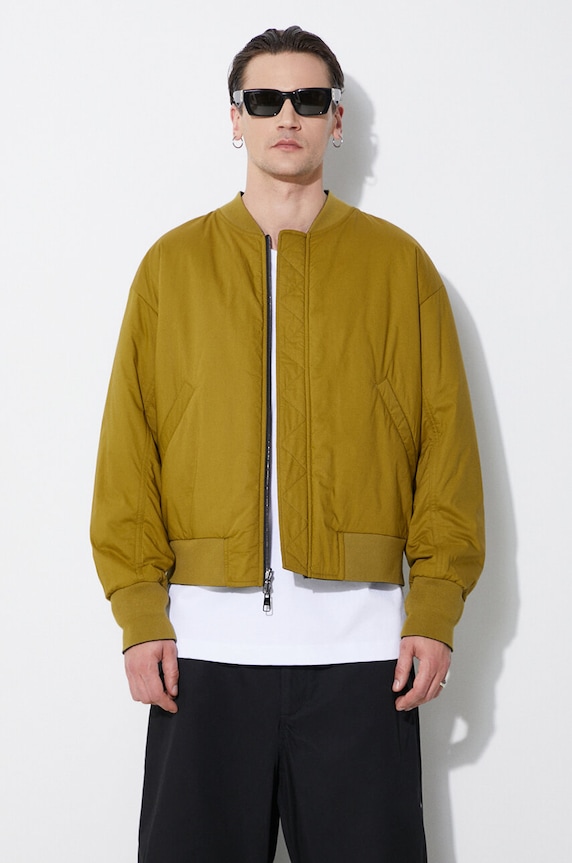 Oboustranná bomber bunda Neil Barrett Reversible With Pocket Insert Bomber přechodné černá MY11096A.Y042.754N