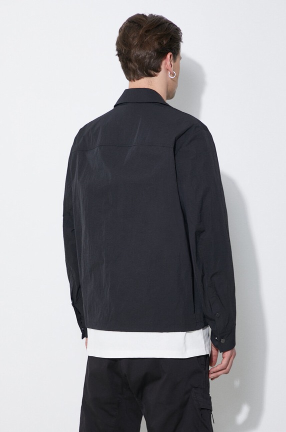 Clothing Neil Barrett jacket Boxy Coach Jacket MY11097A.Y039.001N black
