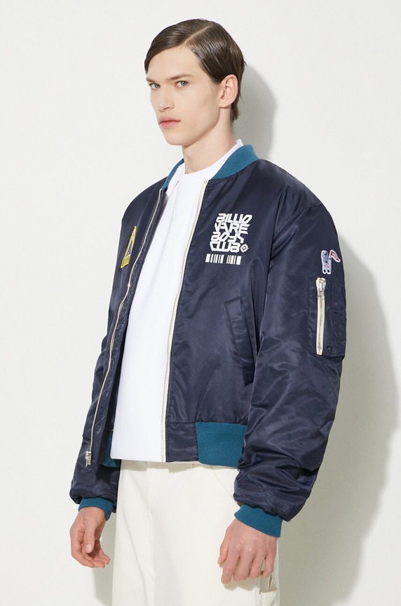 Bomber jakna Billionaire Boys Club Outerbanks Bomber za prijelazno razdoblje mornarsko plava B24202