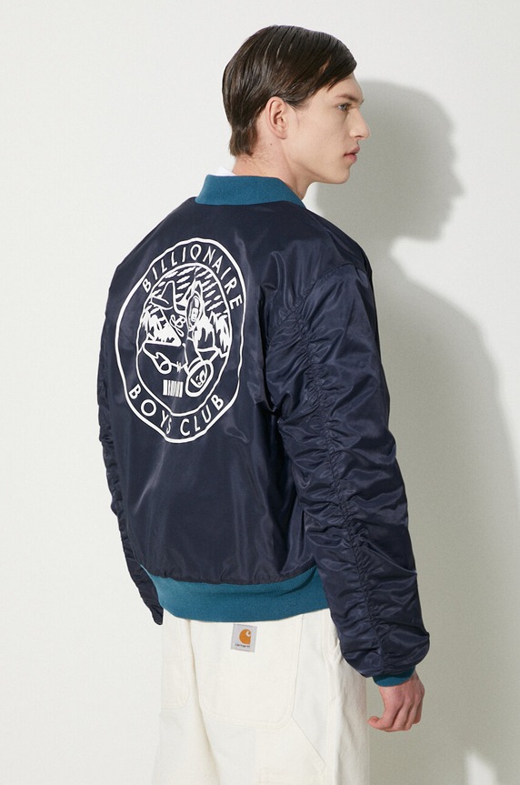 Odjeća Bomber jakna Billionaire Boys Club Outerbanks Bomber B24202 mornarsko plava