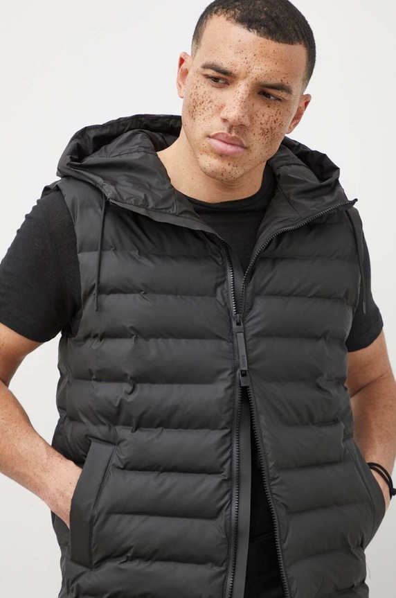 Rains bezrękawnik 15840 Vests 15840.01 czarny SS24