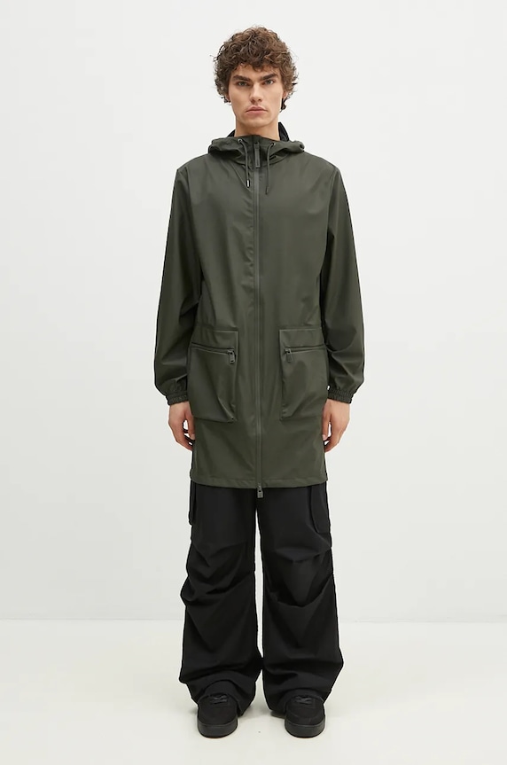 Rains jacket 19850 Jackets with green 19850.03