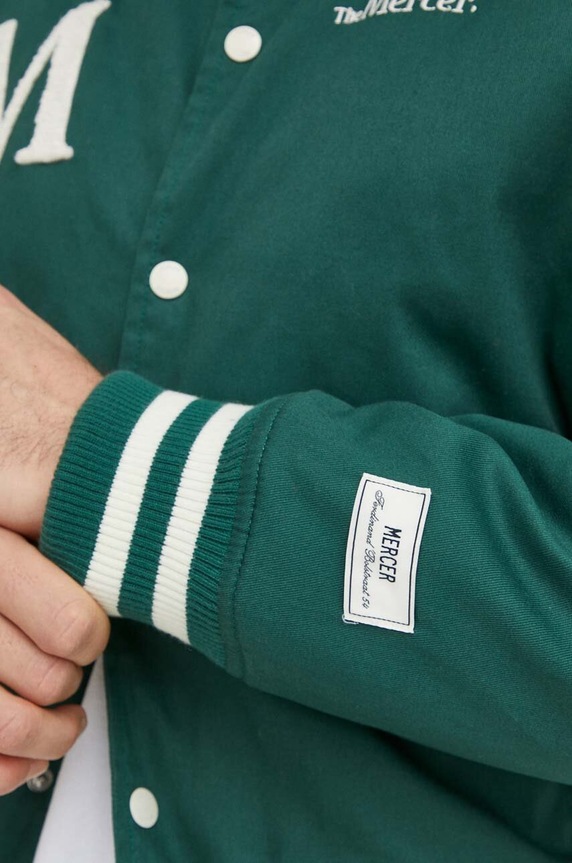 Bavlnená bunda The Mercer Brand The Varsity Polo MEAP241010