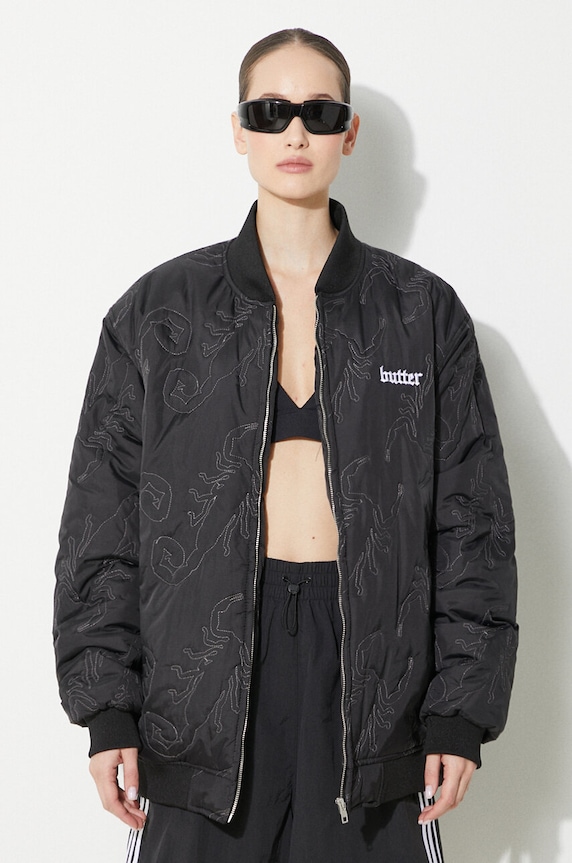 Butter Goods bomber jacket Scorpion other black BGQ1243401