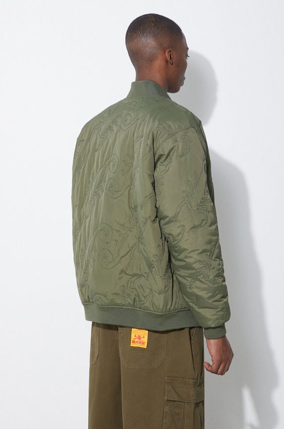 Butter Goods bomber jacket Scorpion green BGQ1243402