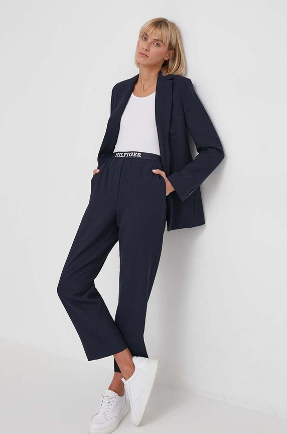 Tommy Hilfiger marynarka WW0WW40496 granatowy SS24
