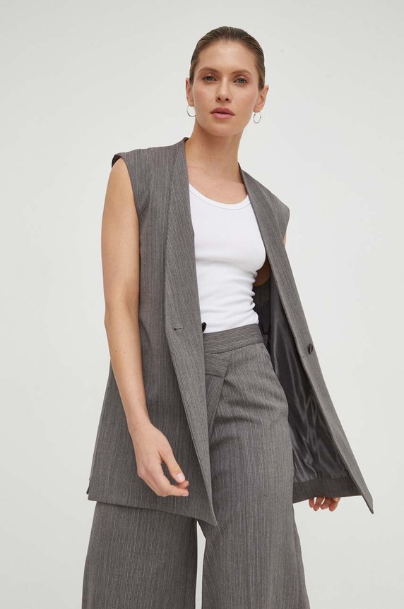 Lovechild kamizelka tkanina szary 9604192