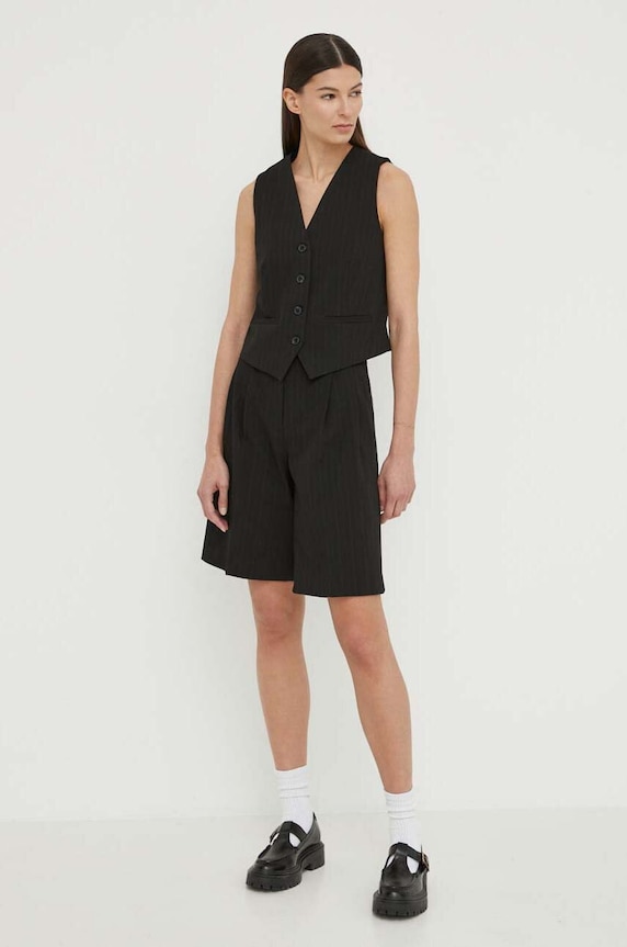 Samsoe Samsoe vesta SARAMONA F24100047 negru SS24